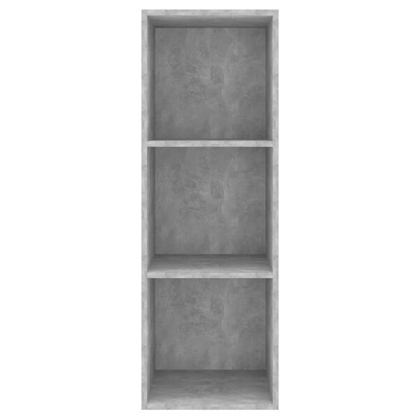 vidaXL TV Cabinet Concrete Grey Engineered Wood Medium TV Cabinet