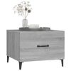 vidaXL Coffee Table Grey Sonoma Engineered wood Medium Drawers