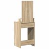 vidaXL Dressing Table with Drawer Sonoma Oak 19.69 x 16.14 x 55.12 in