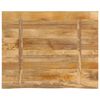 vidaXL Table Top Natural wood Solid rough mango wood 43.3 x 31.5 in