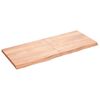 vidaXL Wall Shelf Light brown Solid oak wood 47.2x19.7 in Foldable