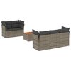 vidaXL Garden Sofa Set Grey