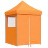 vidaXL Party Tent Orange Oxford fabric Large Foldable Party Tent
