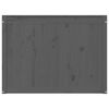 vidaXL Laundry Box Grey 34.8x17.3x26.0" Solid Wood Pine