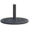 vidaXL Parasol Base Black PE (Polyethylene) and concrete 26.5 lbs