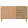 vidaXL Record Cabinet Artisan Oak Engineered wood, solid eucalyptus Medium