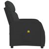 vidaXL Massage Chair Black Polyester, Plywood, Iron, Foam, PP Cotton