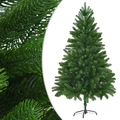 vidaXL Faux Christmas Tree 7 ft Lifelike Needles Green