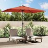 vidaXL Garden Parasol Terracotta Polyester 118.1x78.7 in Tiltable