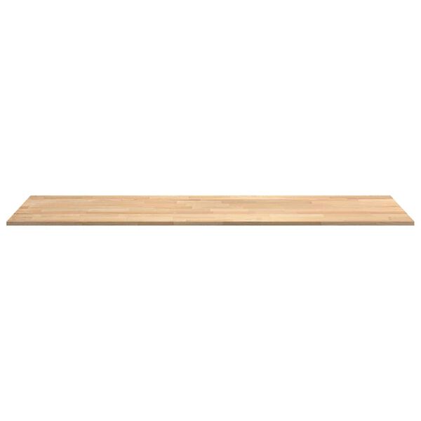 vidaXL Kitchen Worktop Oak Solid oak wood 78.7 x 25.0 x 1.1 in Durable