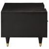 vidaXL Coffee Table Black Solid Mango Wood Medium Coffee Table