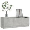 vidaXL TV Cabinet Concrete grey Engineered wood Medium TV Cabinet