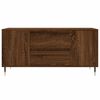 vidaXL Coffee Table Brown Oak Engineered wood Medium Coffee Table