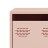 vidaXL TV Cabinet Pink 26.8x19.7x17.1" Cold-rolled Steel