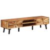 vidaXL TV Cabinet Natural wood Solid acacia wood Storage TV Cabinet