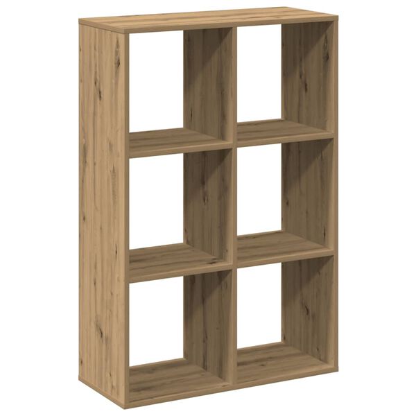 vidaXL Room Divider Bookcase Artisan Oak Engineered wood Medium