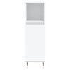 vidaXL Bathroom Furniture Set White Engineered wood, metal Medium
