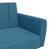 vidaXL Sofa Bed Blue Velvet 2-seater Transforms into different furniture