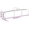 vidaXL Party Tent White 210D Oxford fabric 6.6 x 6.6 ft Foldable