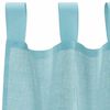 vidaXL Voile Curtains with Loops 2 pcs Turquoise 55.1x102.4"