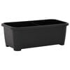 vidaXL Raised Bed Anthracite Polypropylene Medium Height-Adjustable