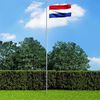 vidaXL Netherlands Flag Red, White, Blue 68D 100% polyester 35.4 x 59.1 in