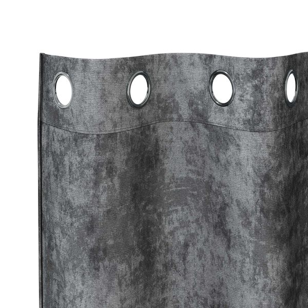 vidaXL Velvet Curtains 2 pcs Grey 88.58 x 55.12 in Velvet