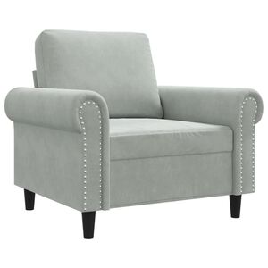 vidaXL Sofa Chair Light grey
