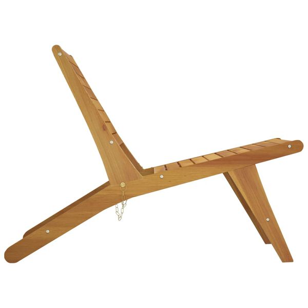 vidaXL Garden Chair Teak Solid teak wood Standard Foldable