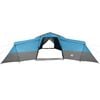 vidaXL Family Tent with Roof Blue 833 x 585 x 216 cm Taffeta