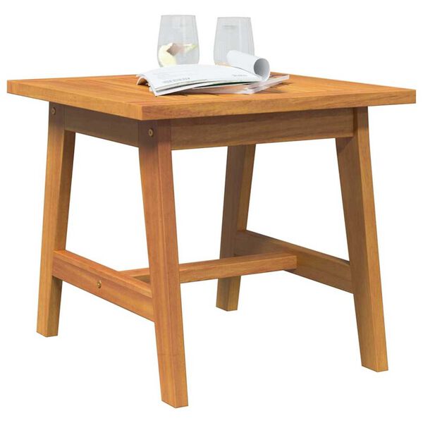 vidaXL Side Table Brown Solid Acacia wood