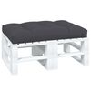 vidaXL Pallet Cushion Anthracite 100% polyester 47.2 x 31.5 in