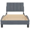 vidaXL Bed Frame Dark Grey