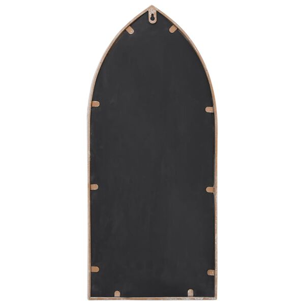 vidaXL Garden Mirror Sand Iron, glass Medium Mirror Garden Mirror