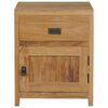 vidaXL Bedside Cabinet Teak Solid Teak Medium Bedside Cabinet