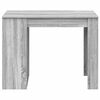 vidaXL Desk Grey Sonoma Engineered Wood 40.2x24.4x30.5 in Desk