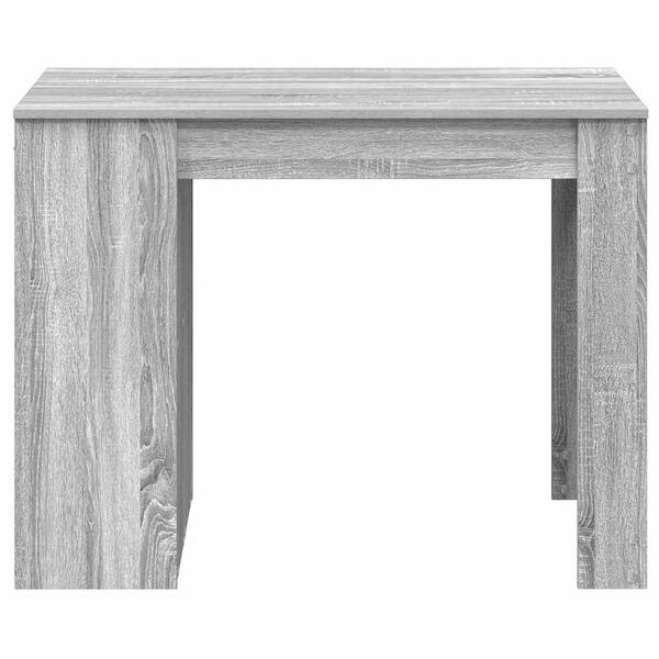 vidaXL Desk Grey Sonoma Engineered Wood 40.2x24.4x30.5 in Desk
