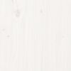 vidaXL Garden Raised Bed White Solid pine wood Medium Decorative Inlays