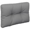 vidaXL Pallet Cushions 2 pcs Gray Fabric