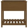 vidaXL Planter Honey Brown Solid Pine Wood Medium Durable Planter