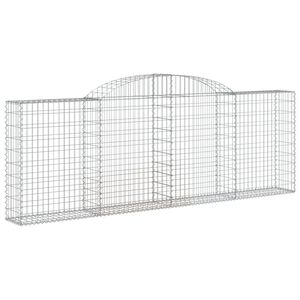 vidaXL Gabion Basket Silver Galvanized iron Large Durable