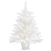 vidaXL Christmas Tree White Polyethylene, Plastic 25.6 in