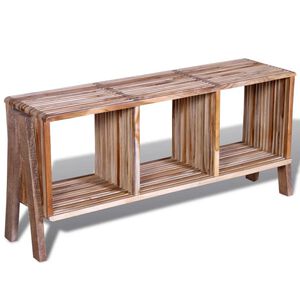 vidaXL Cabinet Various shades of teak Reclaimed Teak Stackable