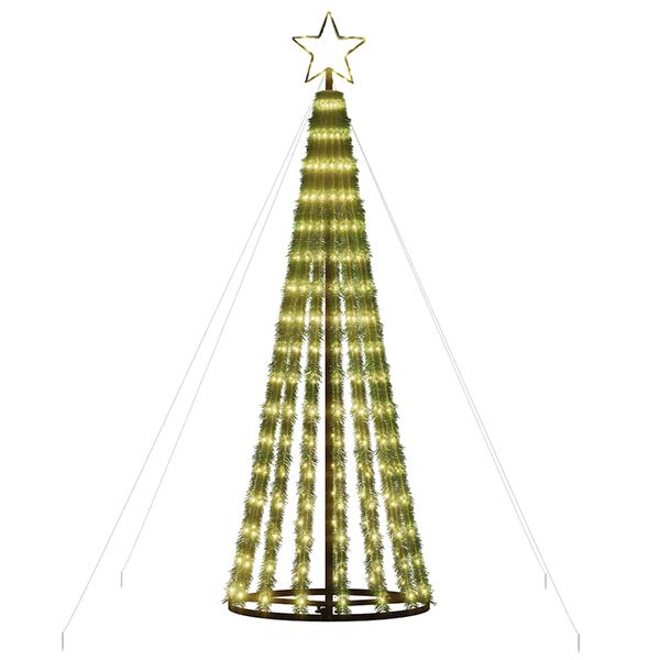 vidaXL LED Christmas Tree 688 LEDs Warm White 118.1"
