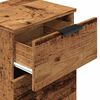 vidaXL Bedside Cabinet Set of 2 Old wood Engineered wood, metal Medium