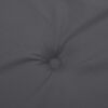 vidaXL Deck Chair Cushion Set of 2 Anthracite
