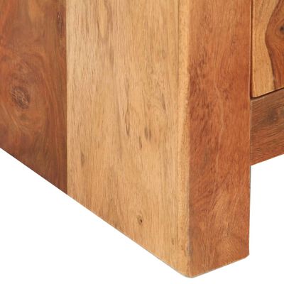 vidaXL Highboard 19.6"x11.8"x43.3" Solid Sheesham Wood