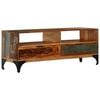 vidaXL Tv Stand Multicolour Solid reclaimed wood and metal Medium