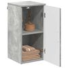 vidaXL Bathroom Cabinet Concrete Grey 11.81 x 12.40 x 24.02 in