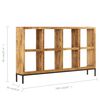 vidaXL Sideboard Natural wood grain Solid mango wood 63.0x9.8x37.4 in
